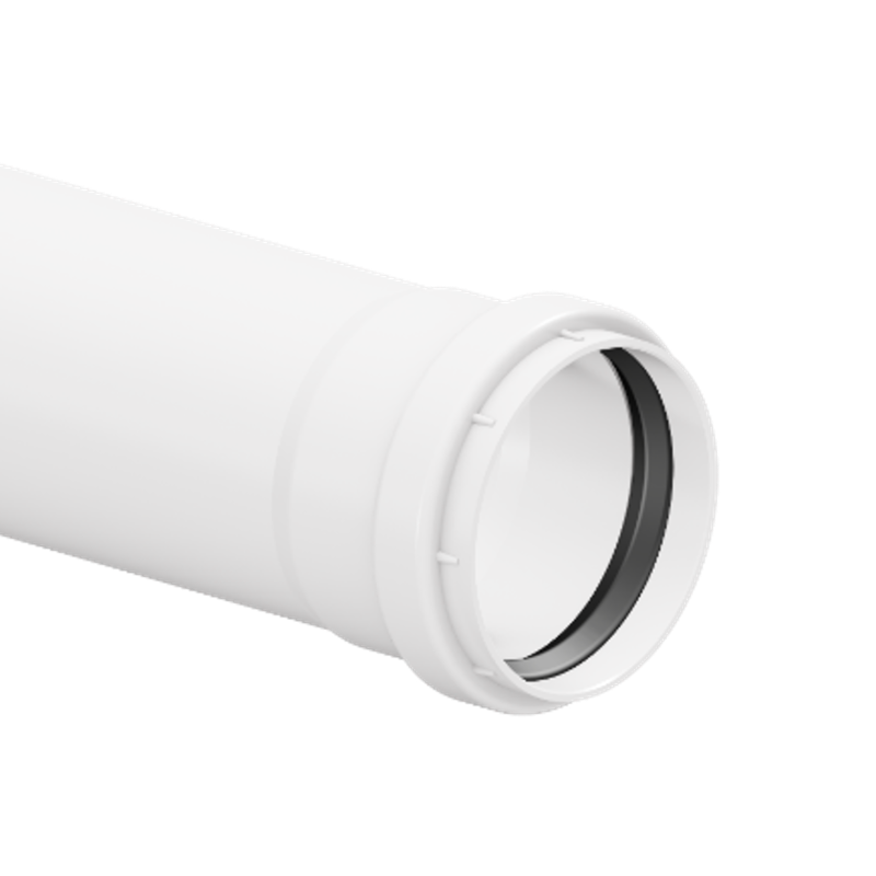 Tubo Sanitario Blanco (Unión con Goma)