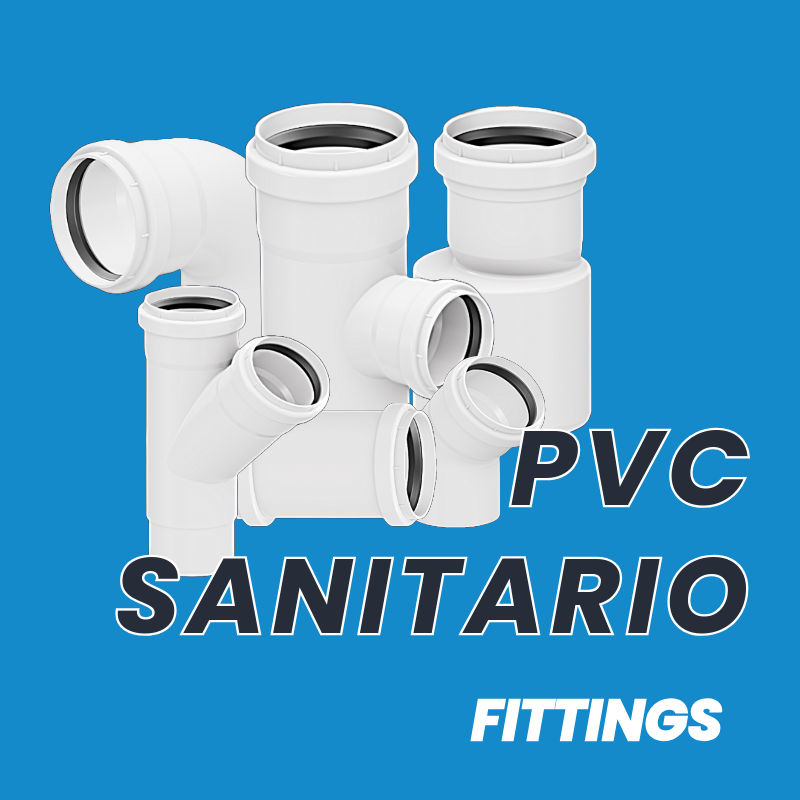 Fittings PVC Sanitario Blanco